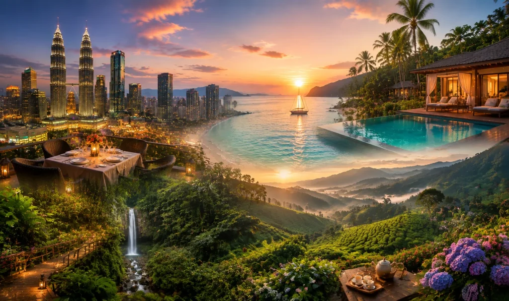 برنامج شهر العسل الي ماليزيا  10 أيام