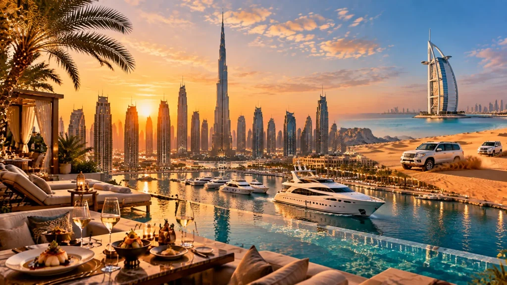 برنامج دبي لاكشري 4 أيام