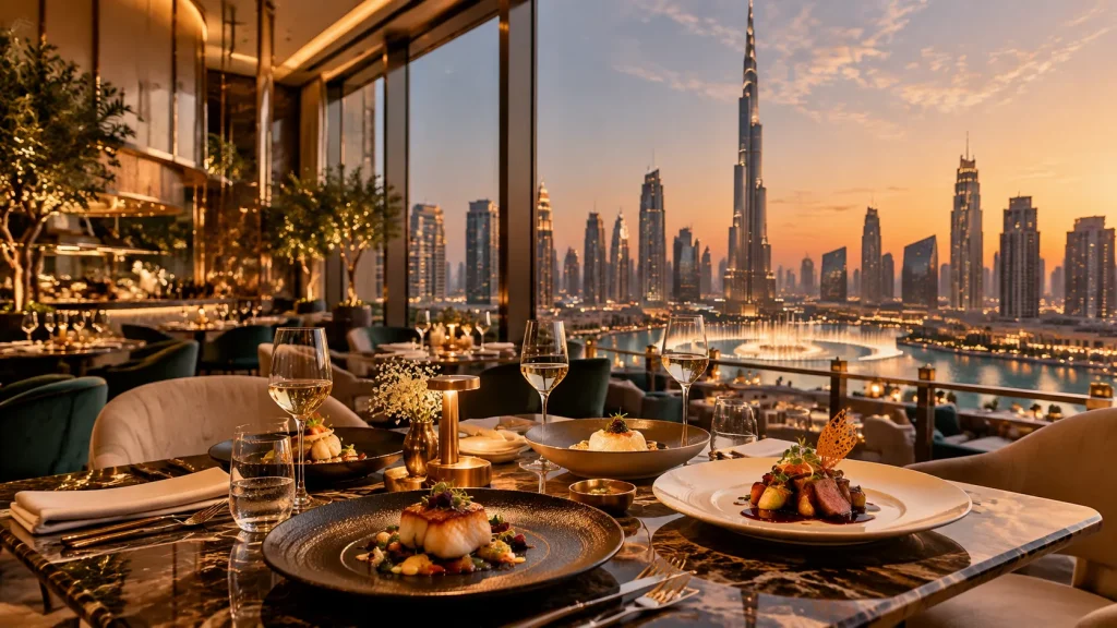 تجارب المطاعم العالمية الفاخرة وميشلان